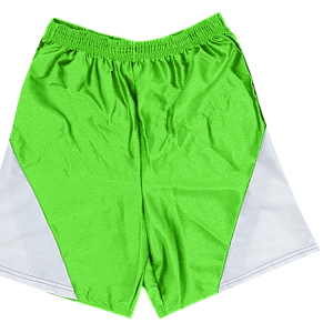 9"  ADULT  ATHLETIC SHORTS - Neon Green, M
