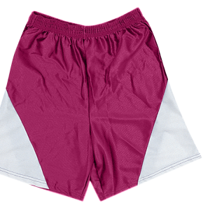 9"  ADULT  ATHLETIC SHORTS - Fuchsia, M
