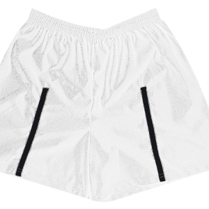5"  ADULT  ATHLETIC SHORTS - White, M
