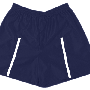 5"  ADULT  ATHLETIC SHORTS - Navy Blue, M