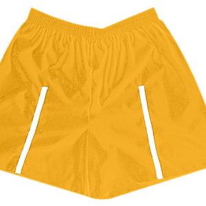 5"  ADULT  ATHLETIC SHORTS - Gold, M