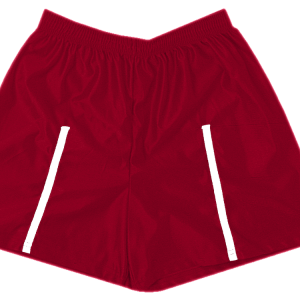 5"  ADULT  ATHLETIC SHORTS - Cardinal, M