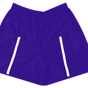 5"  ADULT  ATHLETIC SHORTS - Purple, M