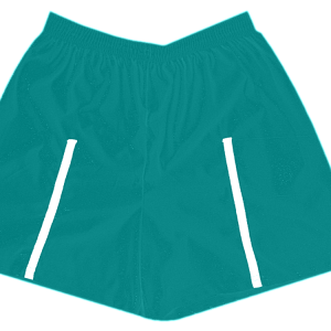 5"  ADULT  ATHLETIC SHORTS - Teal, M