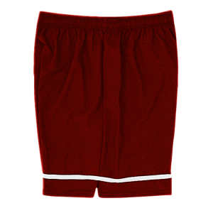 5"  ADULT  ATHLETIC SHORTS - Red, M