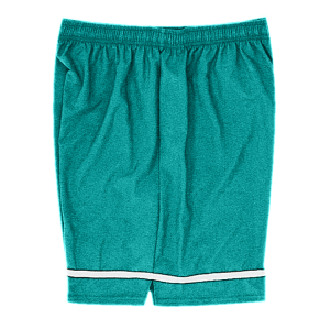 5"  ADULT  ATHLETIC SHORTS - Teal, M