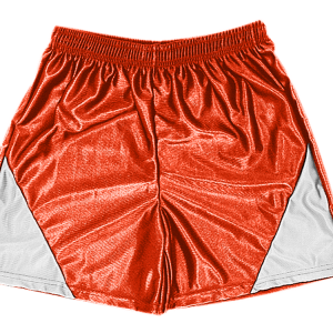 5"  ADULT  ATHLETIC SHORTS - Orange, M