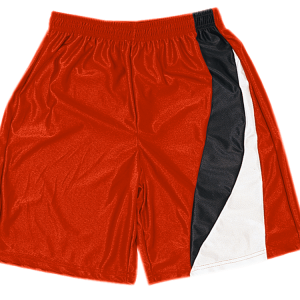 5"  ADULT  ATHLETIC SHORTS - Orange, M