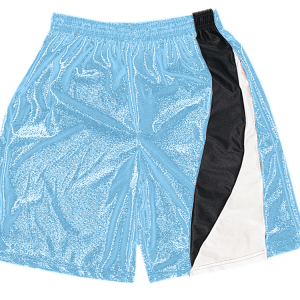 5"  ADULT  ATHLETIC SHORTS - Columbian Blue, M