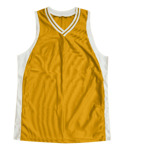 ADULT  MULTI SPORT JERSEY - Gold, M