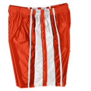 5"  ADULT  ATHLETIC SHORTS - Orange, M