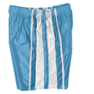 5"  ADULT  ATHLETIC SHORTS - Columbian Blue, M