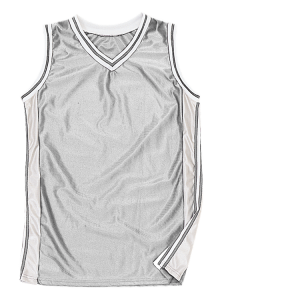 ADULT  MULTI SPORT JERSEY - Silver, M