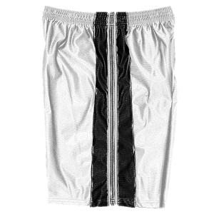 5"  ADULT  ATHLETIC SHORTS - White, M