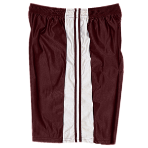 5"  ADULT  ATHLETIC SHORTS - Maroon, M