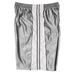 5"  ADULT  ATHLETIC SHORTS - Silver, M