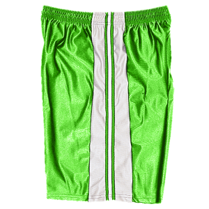 5"  ADULT  ATHLETIC SHORTS - Neon Green, M