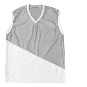 ADULT  MULTI SPORT JERSEY - Silver, M