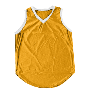 YOUTH  BASEBALL JERSEY - Gold, M