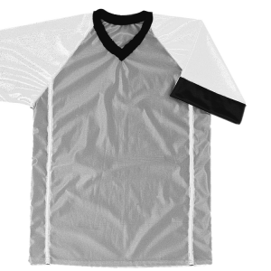 ADULT  SOCCER JERSEY - Silver, M