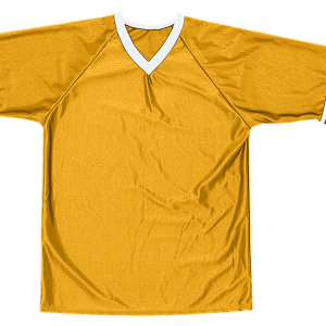 ADULT  SOCCER JERSEY - Gold, M