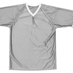 ADULT  SOCCER JERSEY - Silver, M