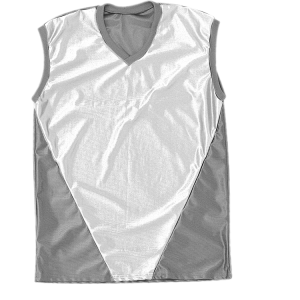 ADULT  MULTI SPORT JERSEY - Silver, M