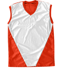 ADULT  MULTI SPORT JERSEY - Orange, M