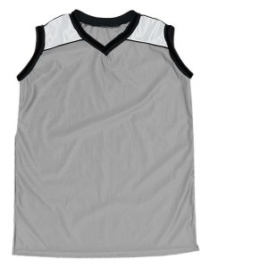 ADULT  MULTI SPORT JERSEY - Silver, M