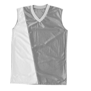 ADULT  MULTI SPORT JERSEY - Silver, M