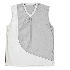 ADULT  MULTI SPORT JERSEY - Silver, M