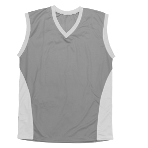 ADULT  MULTI SPORT JERSEY - Silver, M