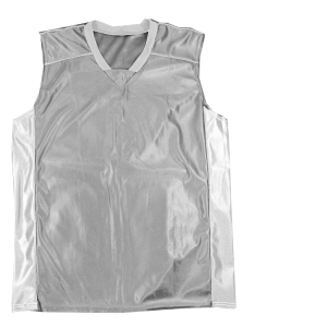 ADULT  MULTI SPORT JERSEY - Silver, M