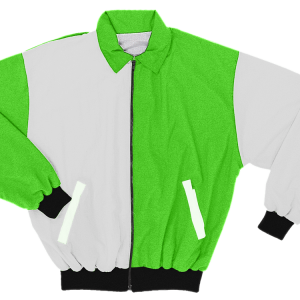 ADULT  WARM UP JACKET - Neon Green, M