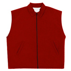 YOUTH WARM UP VEST - Red, M