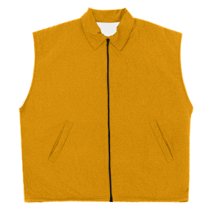 YOUTH WARM UP VEST - Gold, M