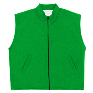 YOUTH WARM UP VEST - Kelly Green, M