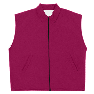 YOUTH WARM UP VEST - Fuchsia, M