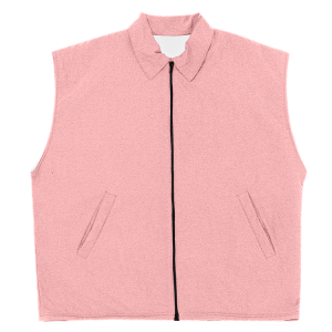YOUTH WARM UP VEST - Pink, M