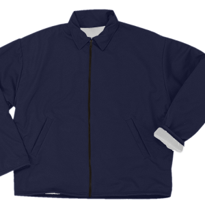 ADULT  WARM UP JACKET - Navy Blue, M