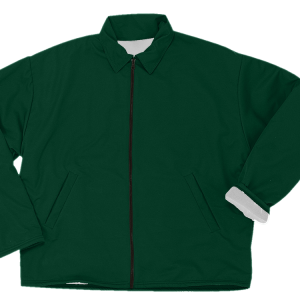 ADULT  WARM UP JACKET - Dark Green, M