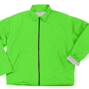 ADULT  WARM UP JACKET - Neon Green, M