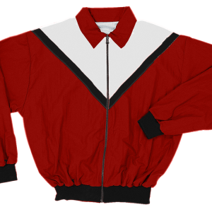ADULT  WARM UP JACKET - Red, M
