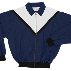 ADULT  WARM UP JACKET - Navy Blue, M