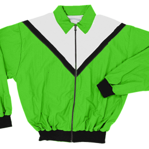 ADULT  WARM UP JACKET - Neon Green, M