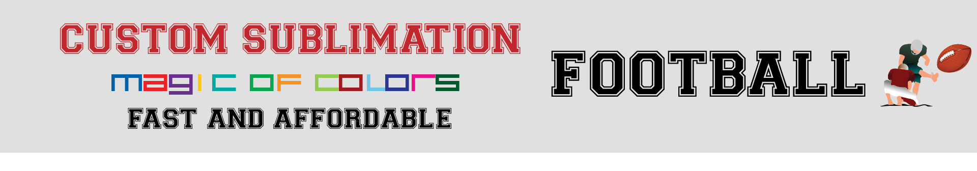 Football Sublimation Banner Image