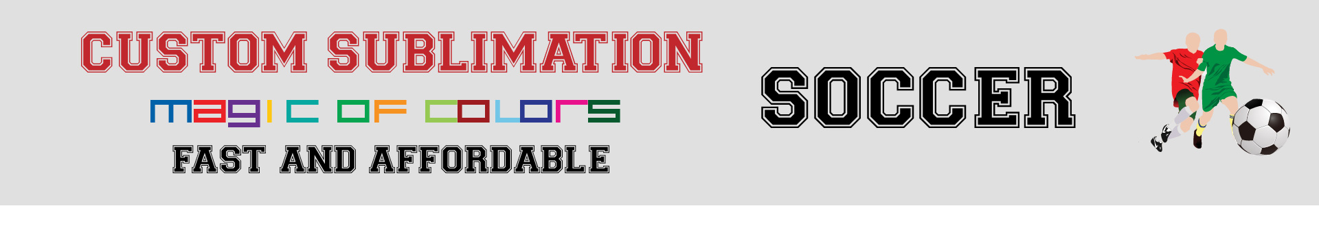 Soccer Sublimation Banner Image