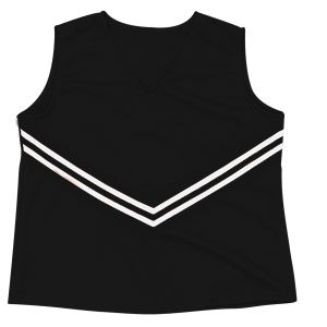 WOMEN'S CHEER TOP - Black, M
