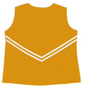 WOMEN'S CHEER TOP - Gold, M