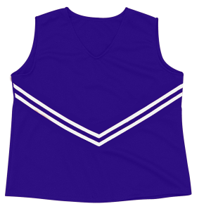 WOMEN'S CHEER TOP - Purple, M